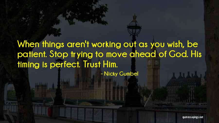 No Perfect Timing Quotes By Nicky Gumbel