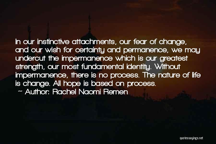 No Permanence Quotes By Rachel Naomi Remen