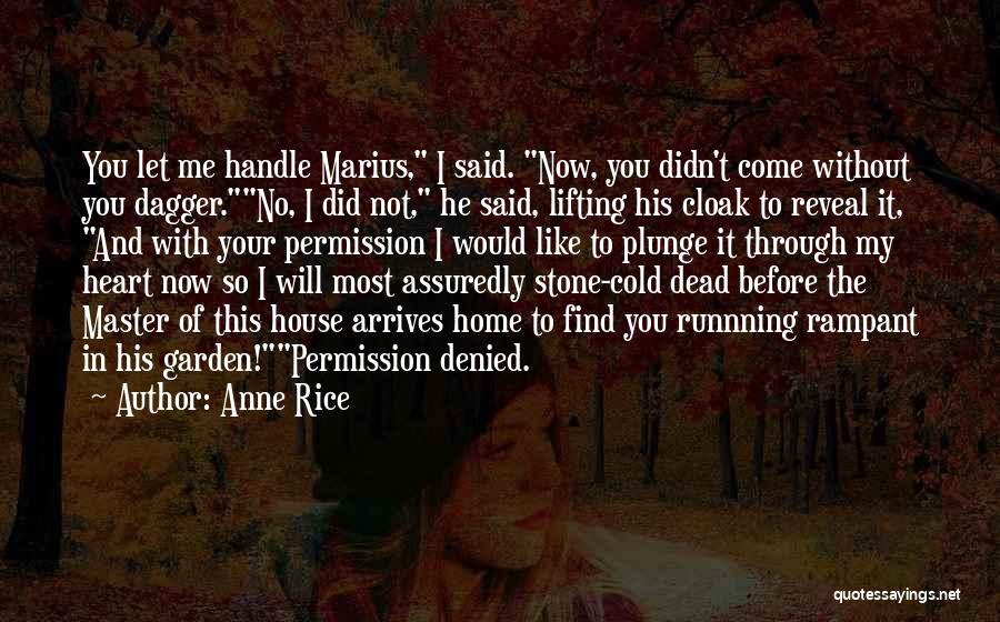 No Permission Quotes By Anne Rice