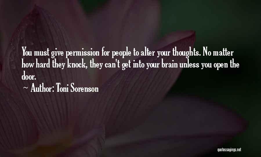 No Permission Quotes By Toni Sorenson