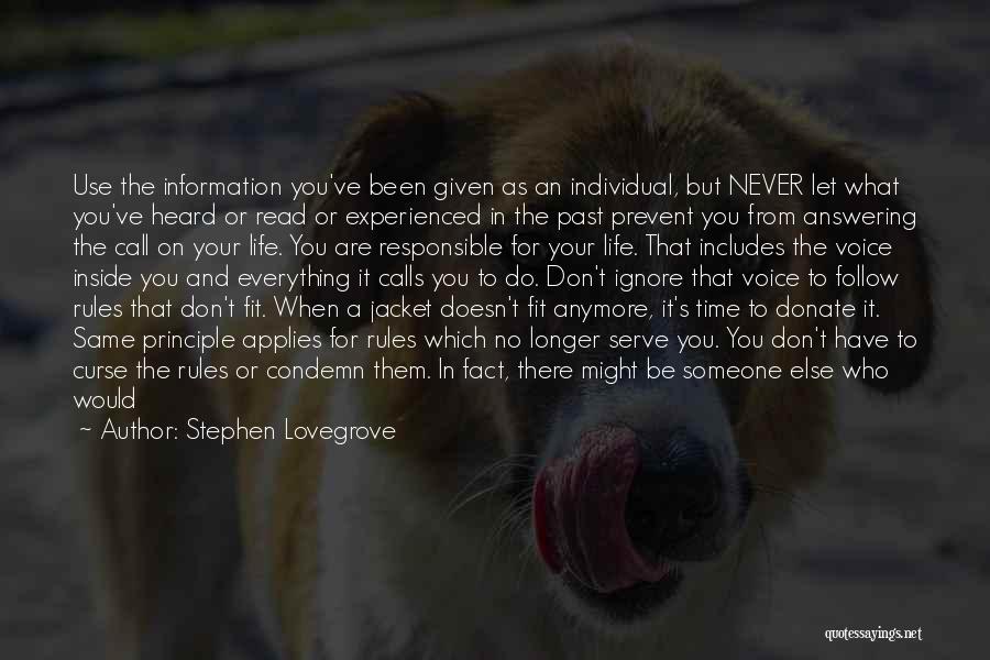 No Personal Life Quotes By Stephen Lovegrove