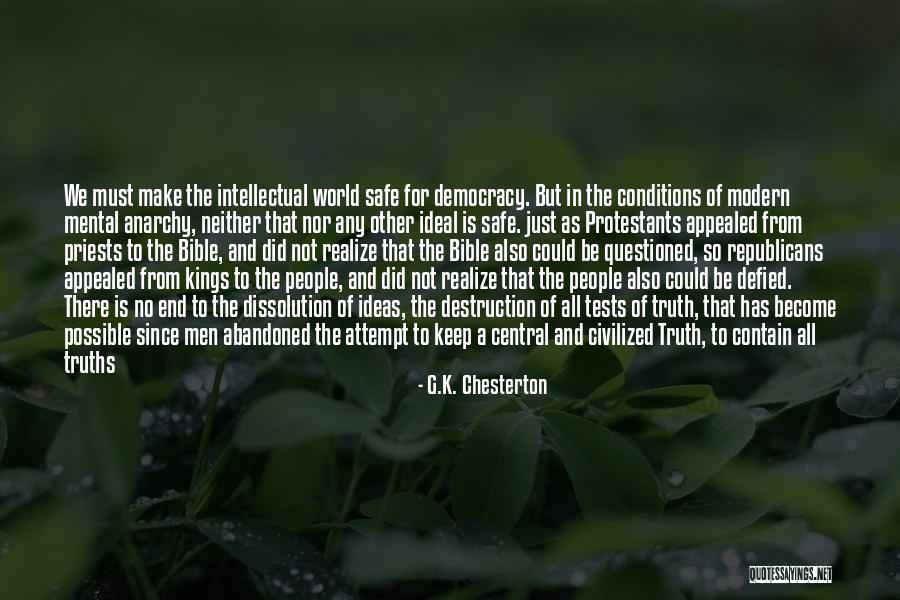 No Place For Truth Quotes By G.K. Chesterton No Place For Truth Quotes By G.K. Chesterton