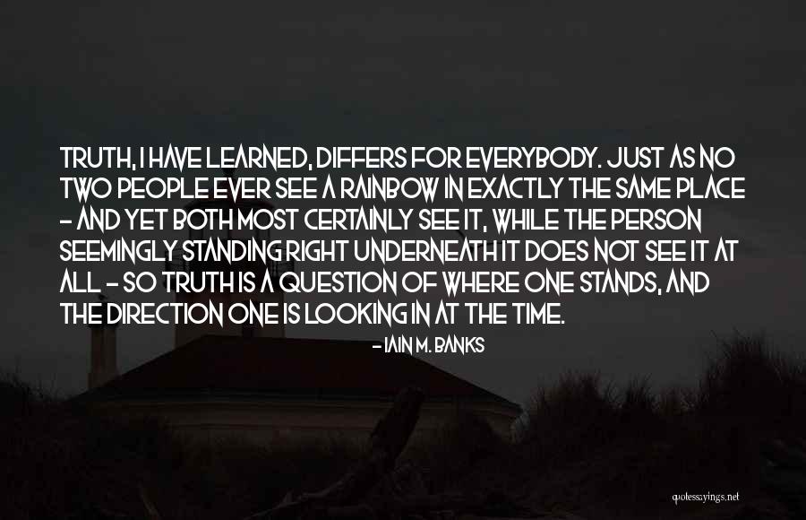 No Place For Truth Quotes By Iain M. Banks No Place For Truth Quotes By Iain M. Banks