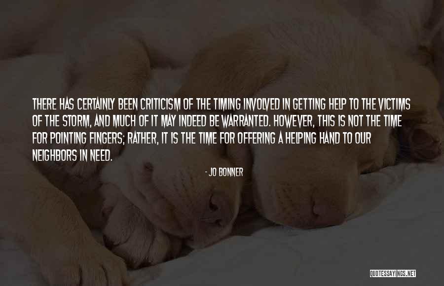 No Pointing Fingers Quotes By Jo Bonner No Pointing Fingers Quotes By Jo Bonner