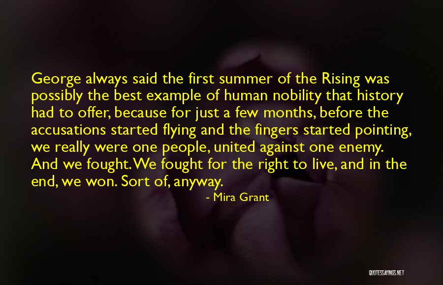 No Pointing Fingers Quotes By Mira Grant No Pointing Fingers Quotes By Mira Grant