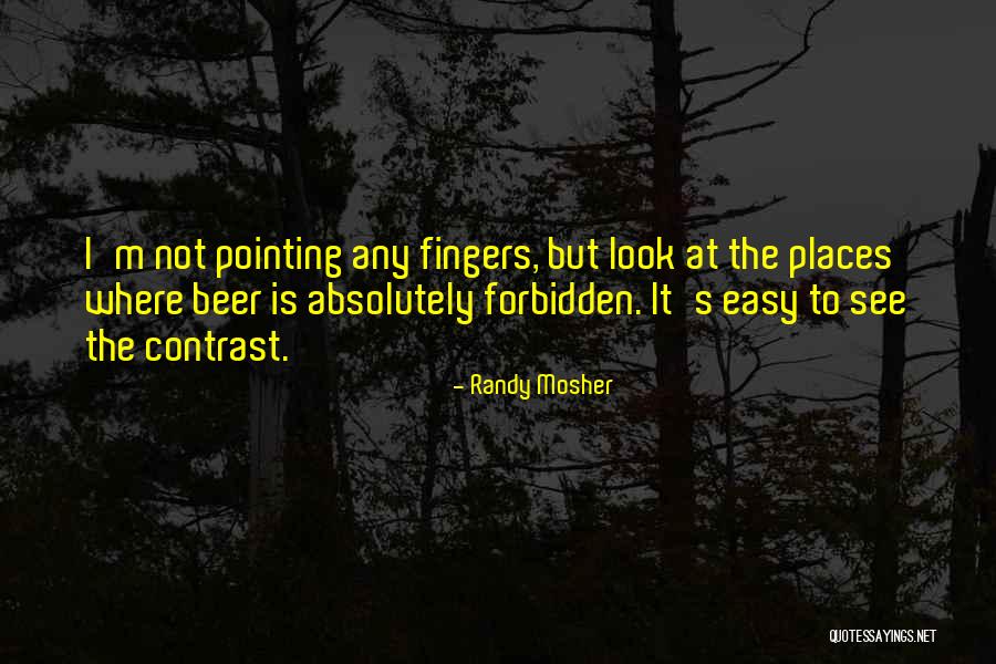 No Pointing Fingers Quotes By Randy Mosher