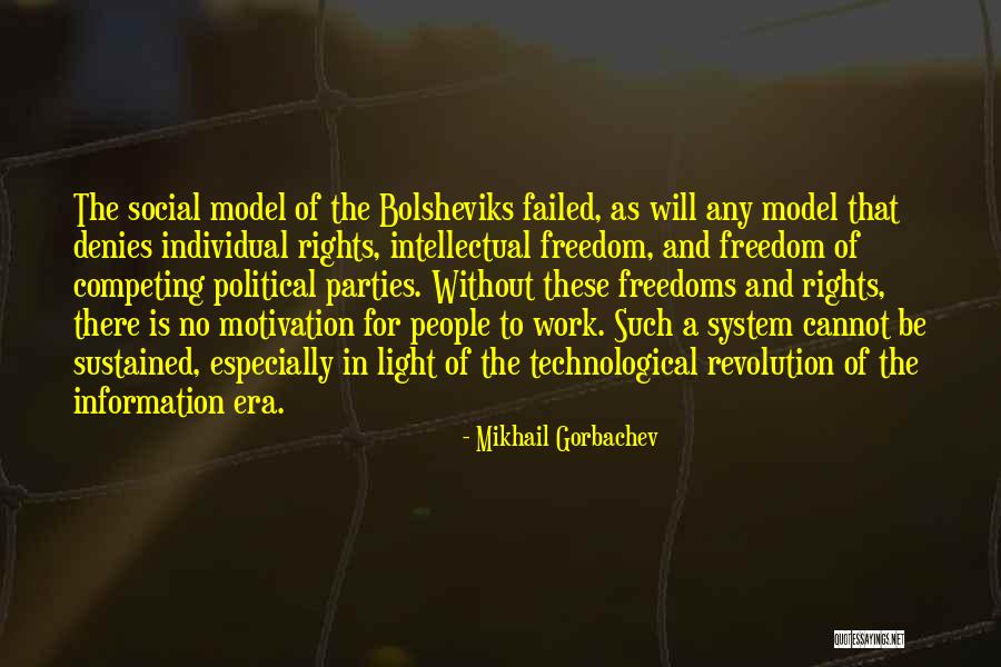 No Political Party Quotes By Mikhail Gorbachev