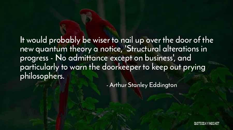 No Progress Quotes By Arthur Stanley Eddington No Progress Quotes By Arthur Stanley Eddington