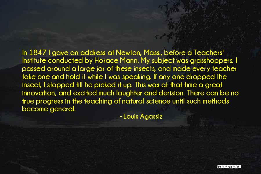No Progress Quotes By Louis Agassiz No Progress Quotes By Louis Agassiz