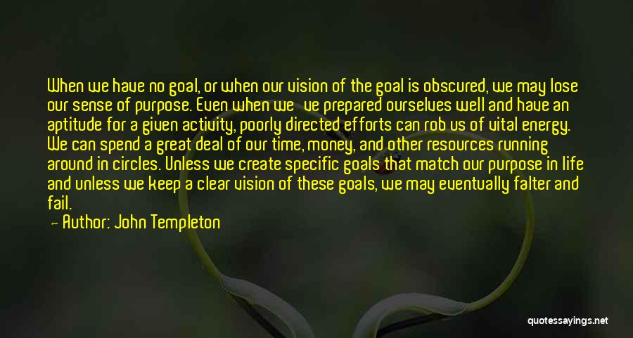 No Purpose In Life Quotes By John Templeton