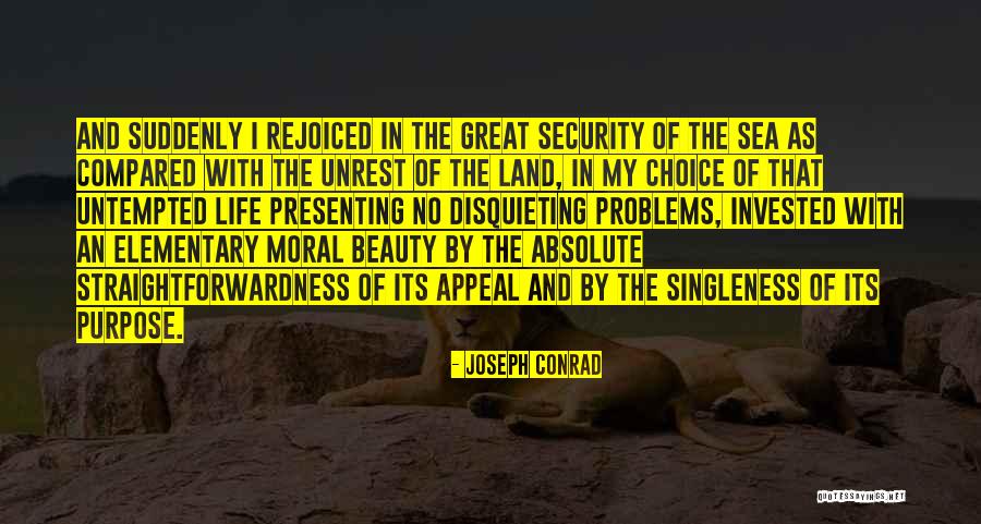 No Purpose In Life Quotes By Joseph Conrad