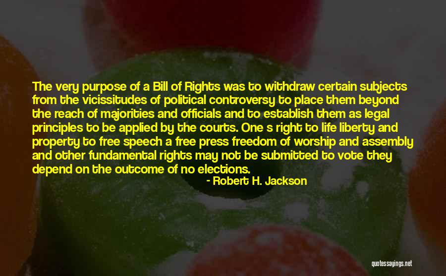 No Purpose Life Quotes By Robert H. Jackson No Purpose Life Quotes By Robert H. Jackson