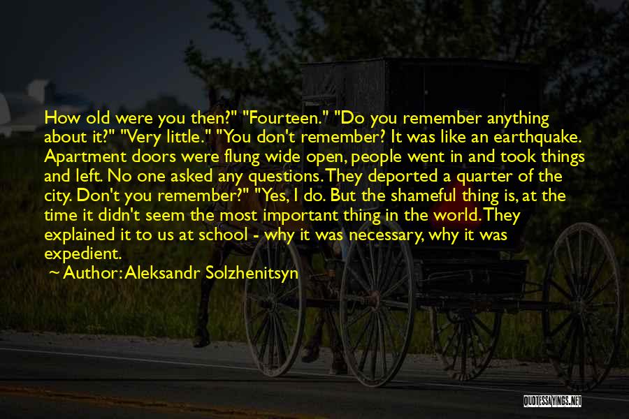No Quarter Quotes By Aleksandr Solzhenitsyn