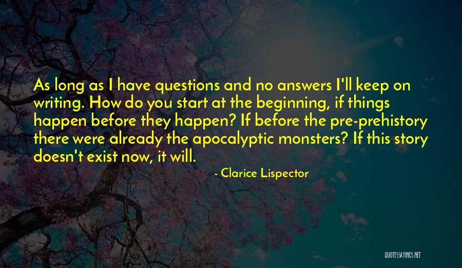 No Questions No Answers Quotes By Clarice Lispector No Questions No Answers Quotes By Clarice Lispector