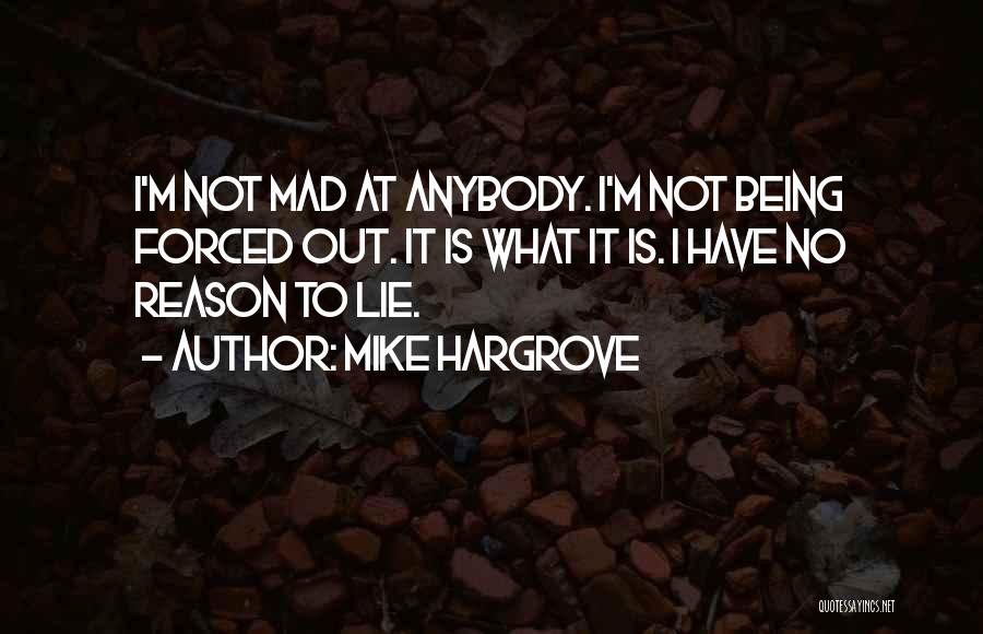 No Reason To Lie Quotes By Mike Hargrove