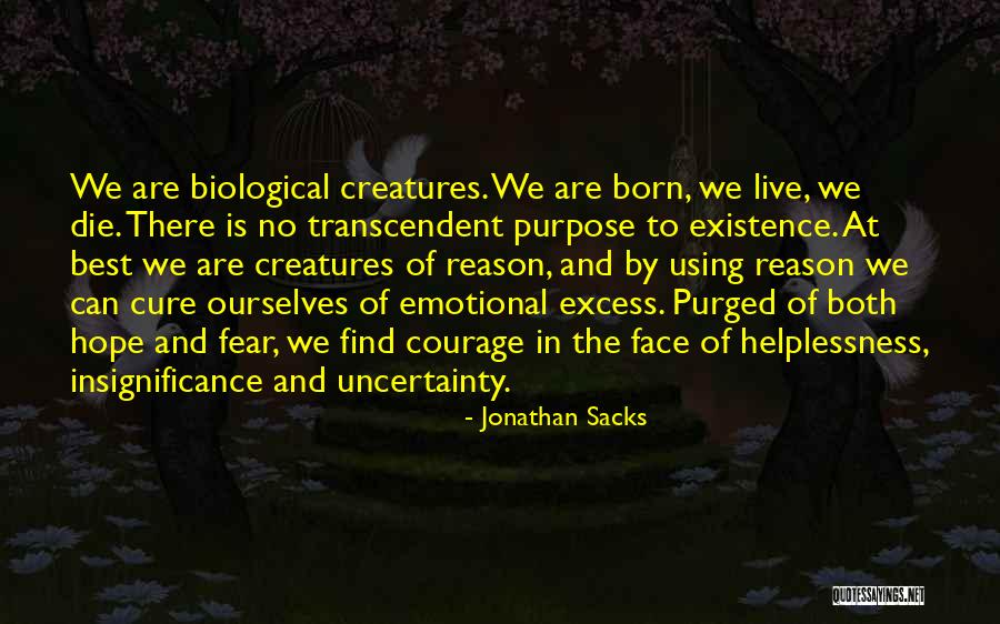 No Reason To Live Quotes By Jonathan Sacks