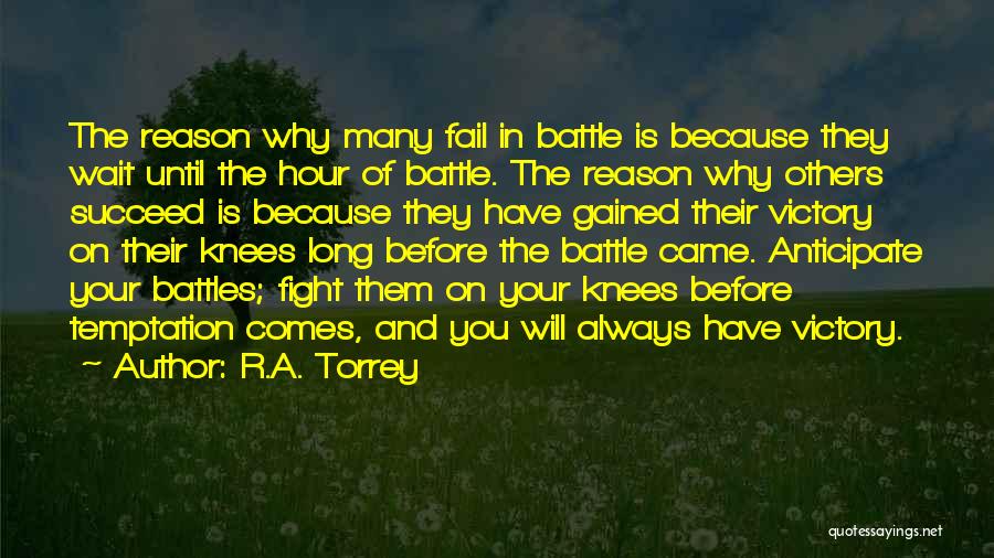 No Reason To Wait Quotes By R.A. Torrey