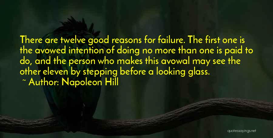 No Reasons Quotes By Napoleon Hill