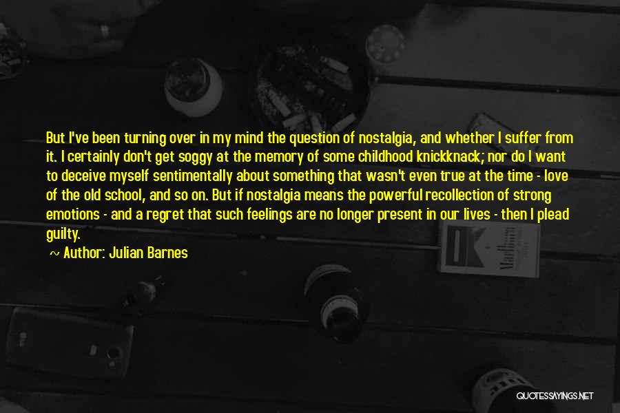 No Regret Love Quotes By Julian Barnes