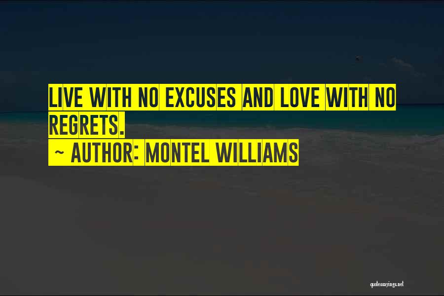 No Regret Love Quotes By Montel Williams