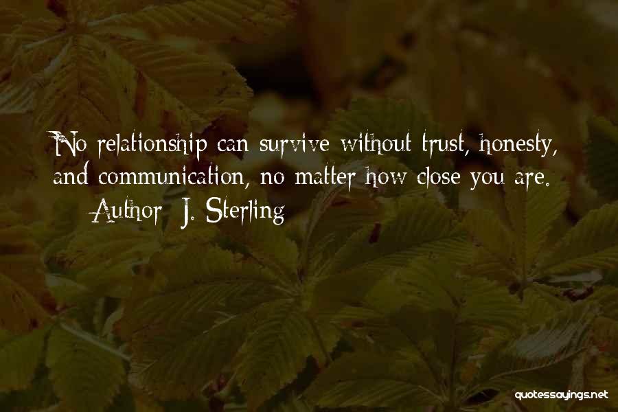 No Relationship Without Communication Quotes By J. Sterling