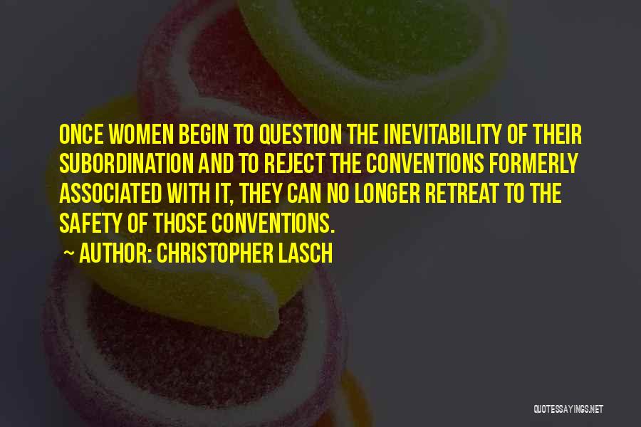No Retreat Quotes By Christopher Lasch