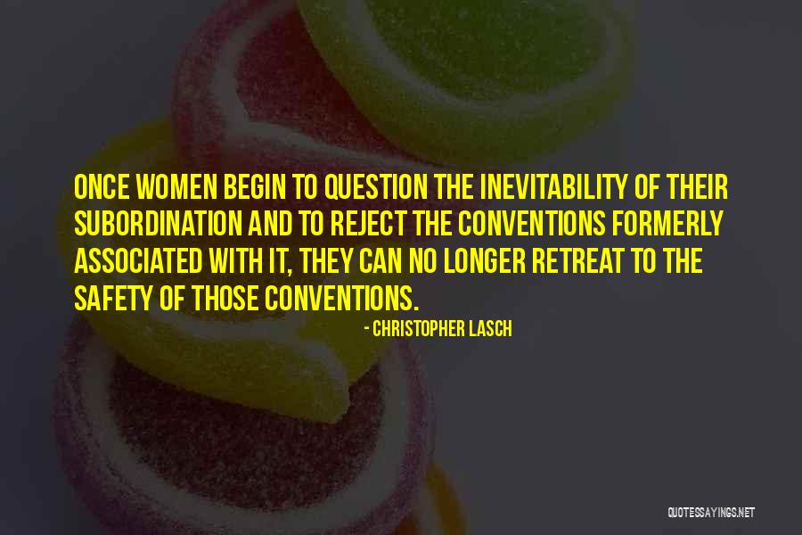 No Retreat Quotes By Christopher Lasch