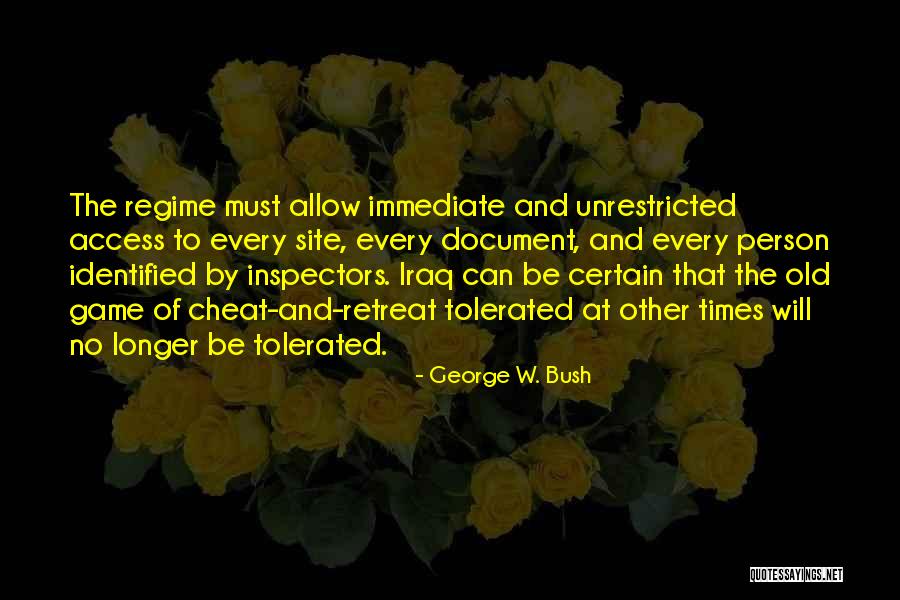 No Retreat Quotes By George W. Bush