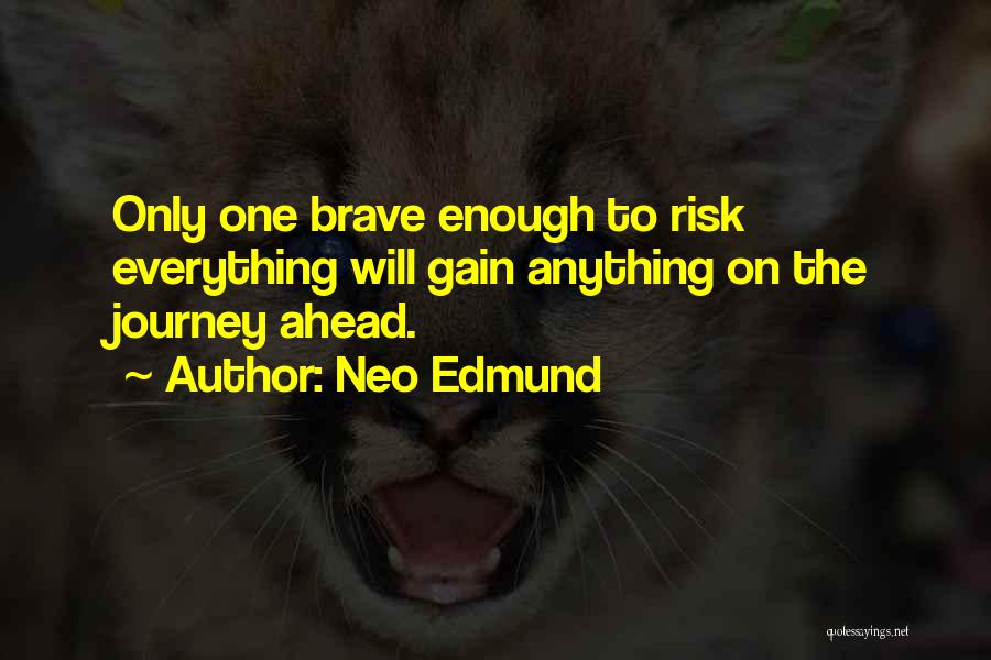 No Risk No Gain Quotes By Neo Edmund