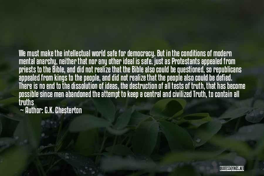 No Safe Place Quotes By G.K. Chesterton