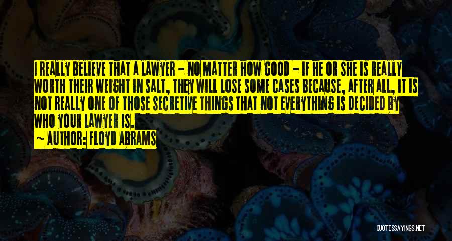 No Salt Quotes By Floyd Abrams