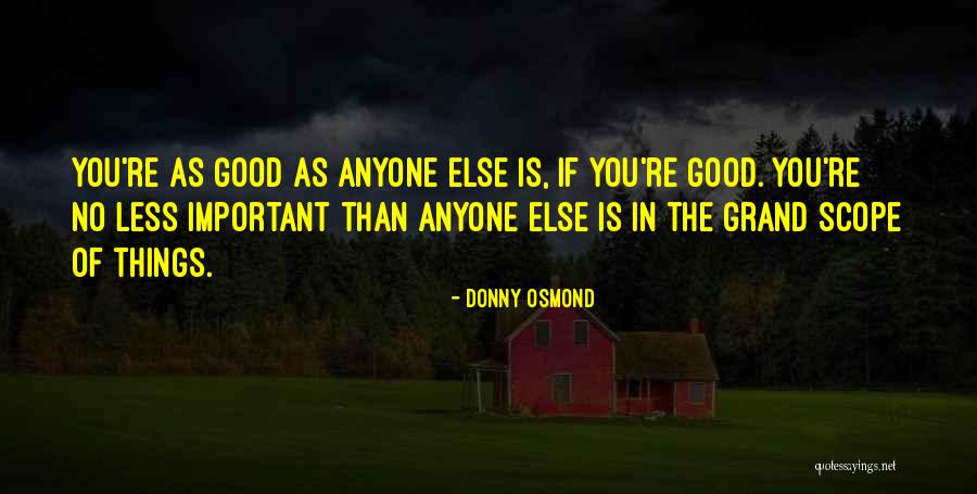 No Scope Quotes By Donny Osmond No Scope Quotes By Donny Osmond