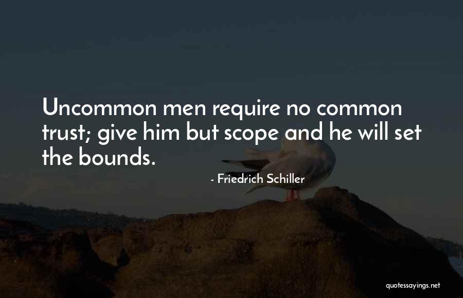 No Scope Quotes By Friedrich Schiller