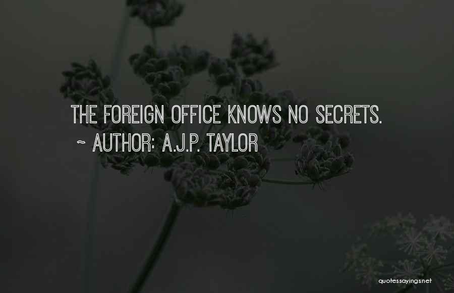 No Secrets Quotes By A.J.P. Taylor