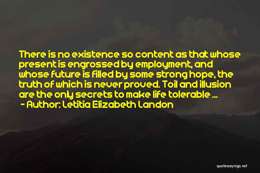No Secrets Quotes By Letitia Elizabeth Landon
