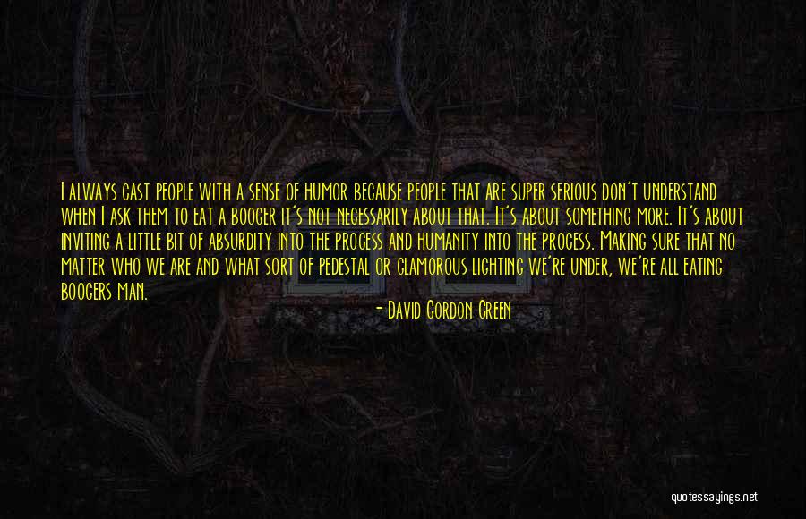 No Sense Of Humor Quotes By David Gordon Green