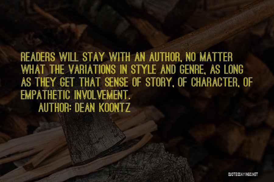 No Sense Of Style Quotes By Dean Koontz