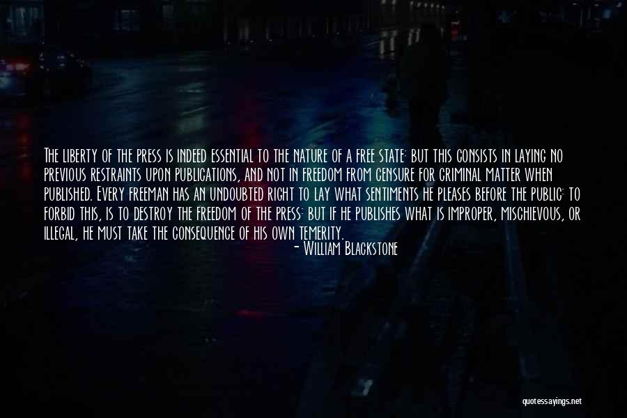 No Sentiments Quotes By William Blackstone No Sentiments Quotes By William Blackstone