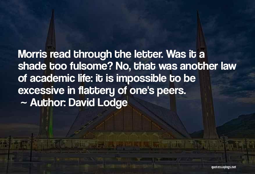 No Shade Quotes By David Lodge