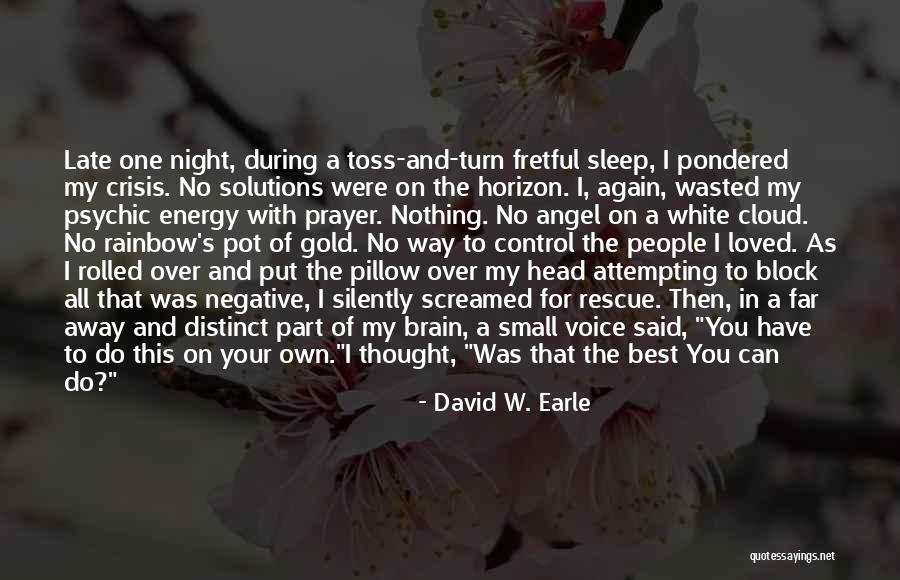 No Sleep At All Quotes By David W. Earle No Sleep At All Quotes By David W. Earle