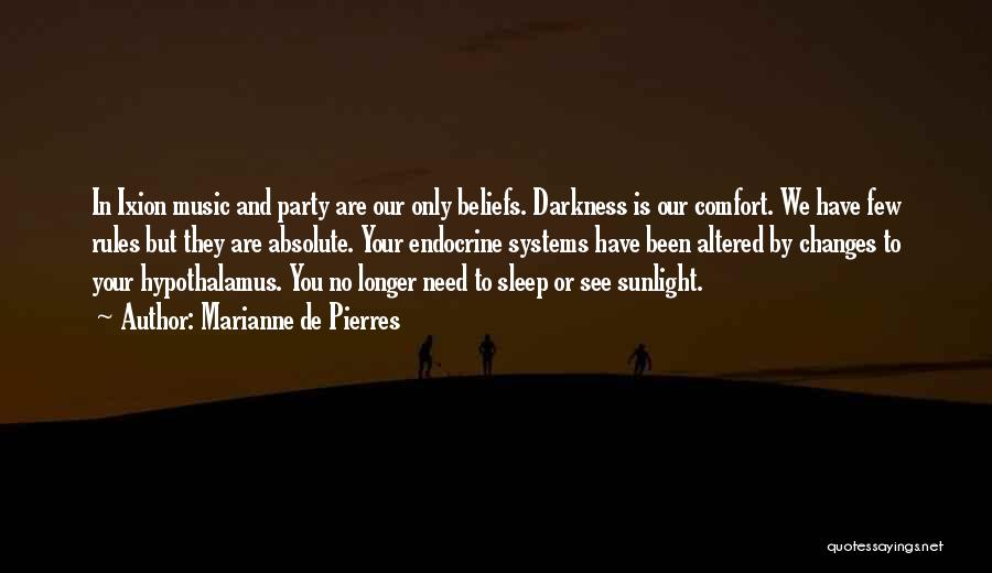 No Sleep Party Quotes By Marianne De Pierres