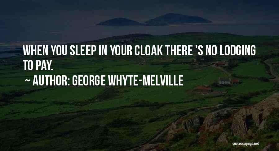 No Sleep Quotes By George Whyte-Melville