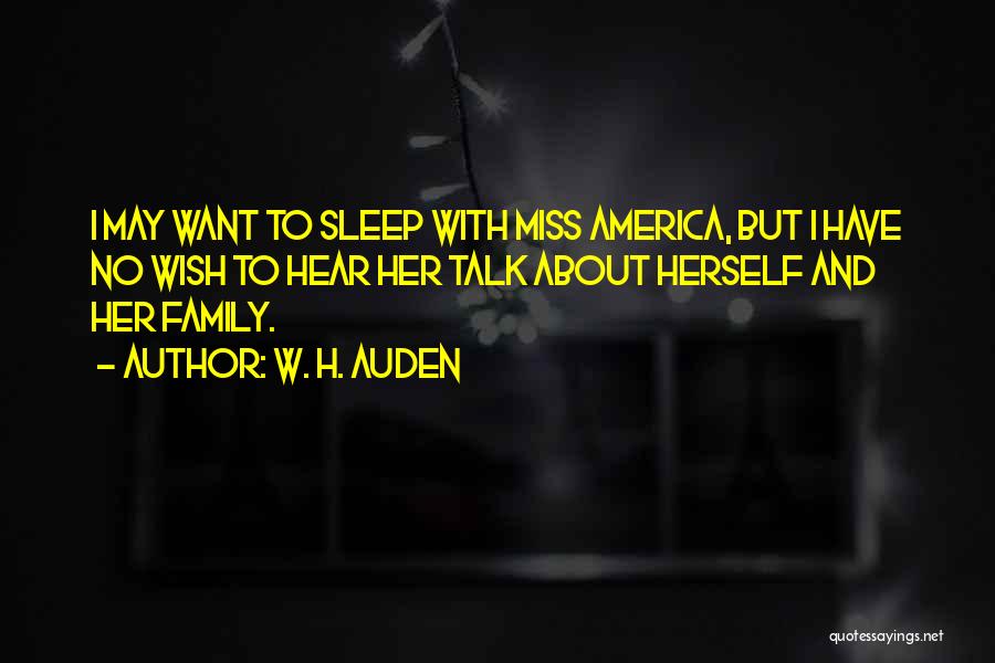 No Sleep Quotes By W. H. Auden