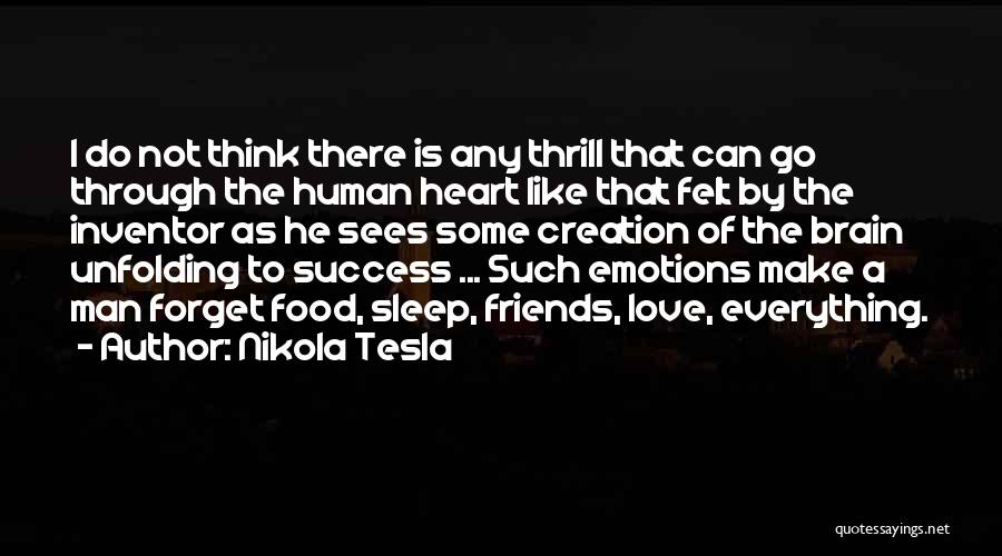 No Sleep Success Quotes By Nikola Tesla