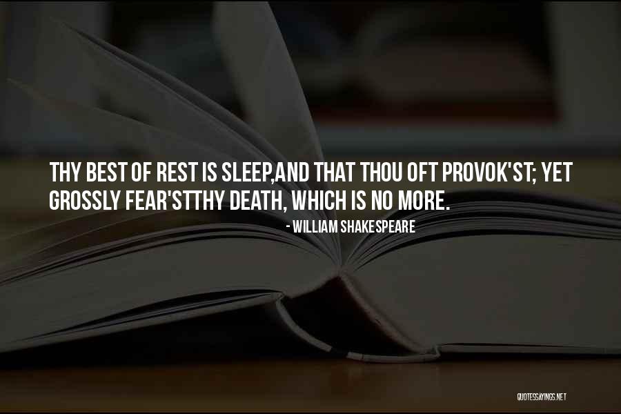 No Sleep Yet Quotes By William Shakespeare