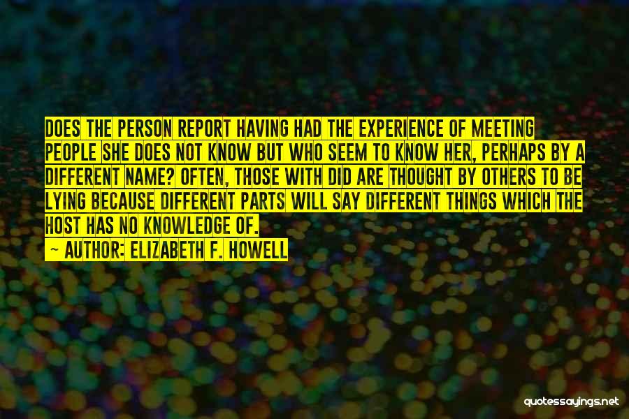 No Stigma Quotes By Elizabeth F. Howell