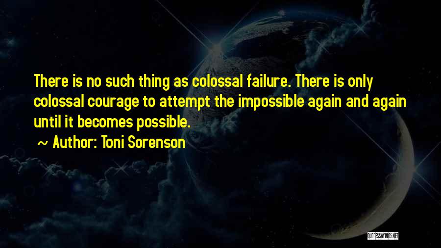 No Such Thing As Failure Quotes By Toni Sorenson