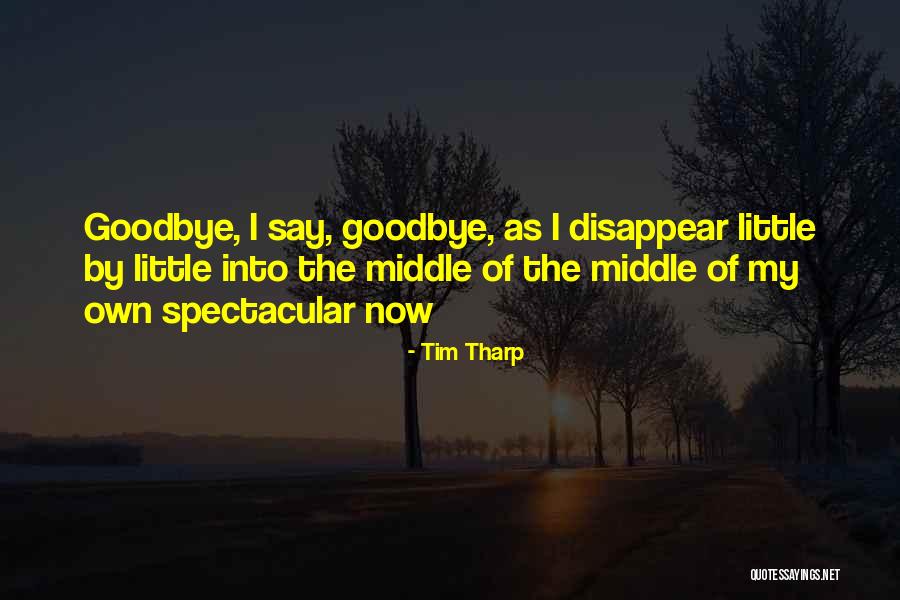 No Such Thing As Goodbye Quotes By Tim Tharp