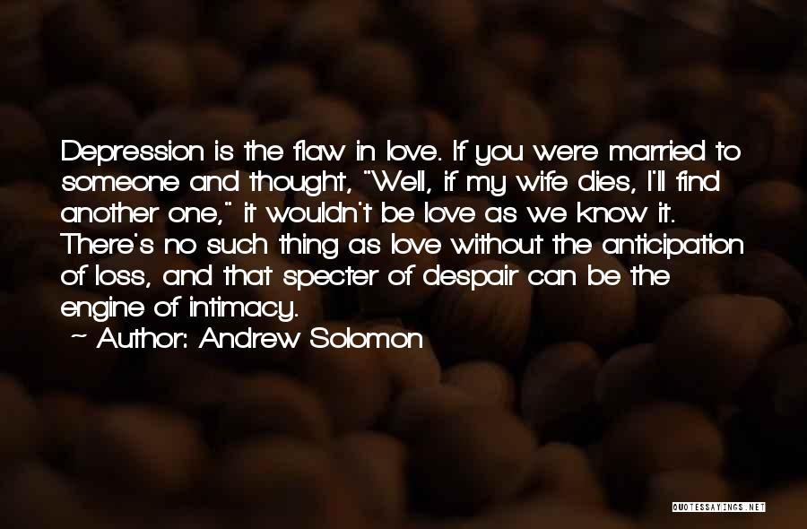 No Such Thing As Love Quotes By Andrew Solomon