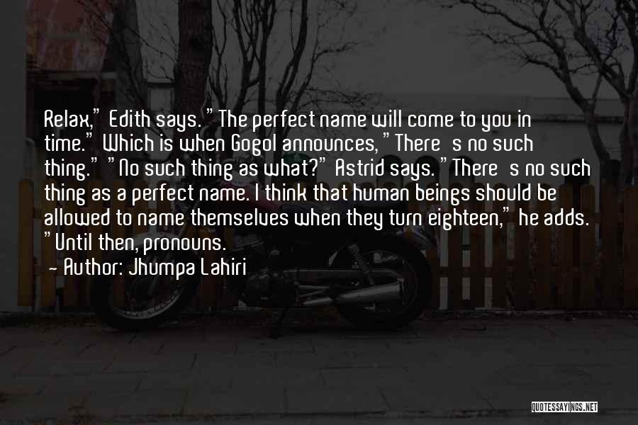 No Such Thing Perfect Quotes By Jhumpa Lahiri